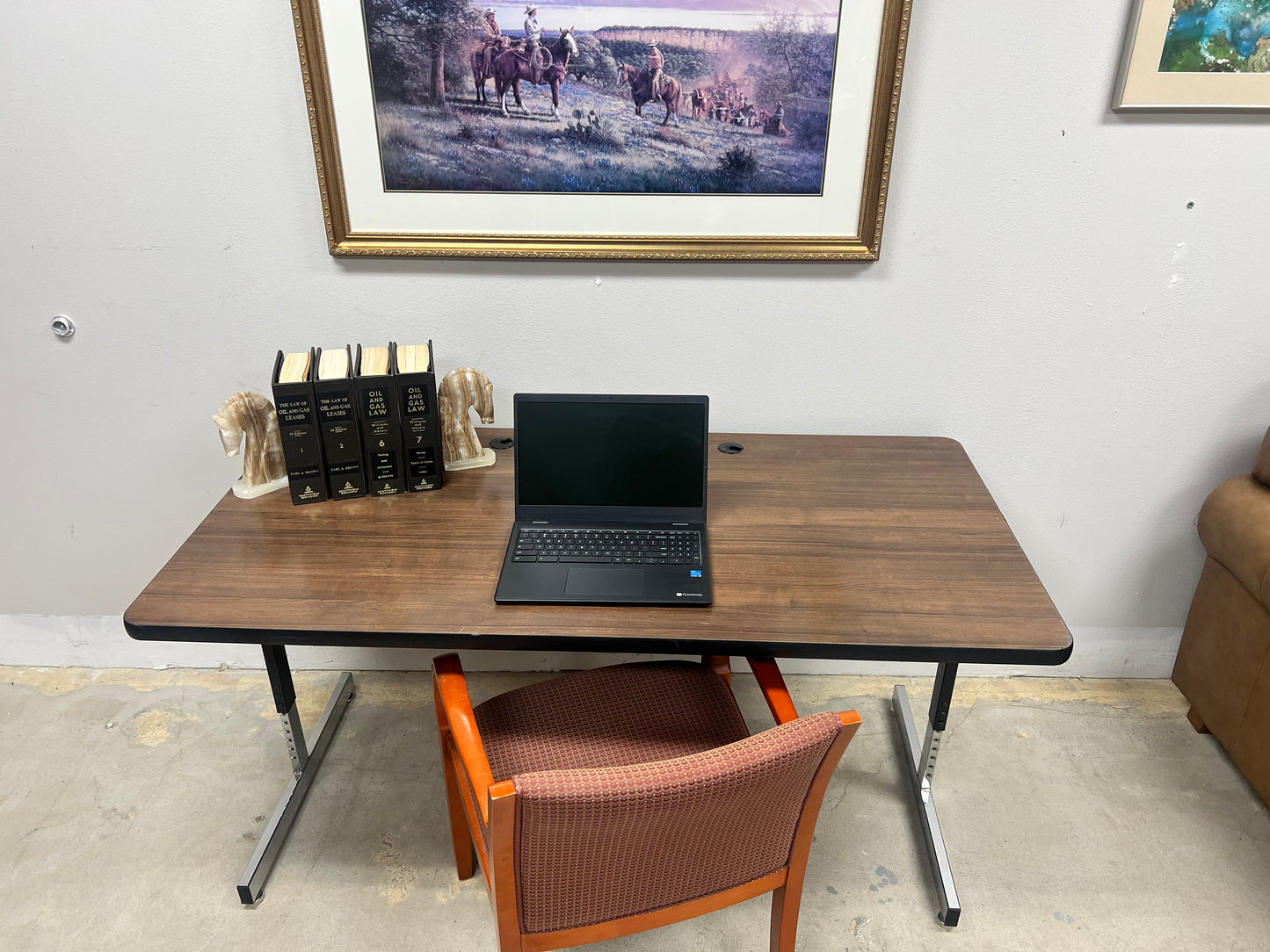 mid 20th century adjustable work table