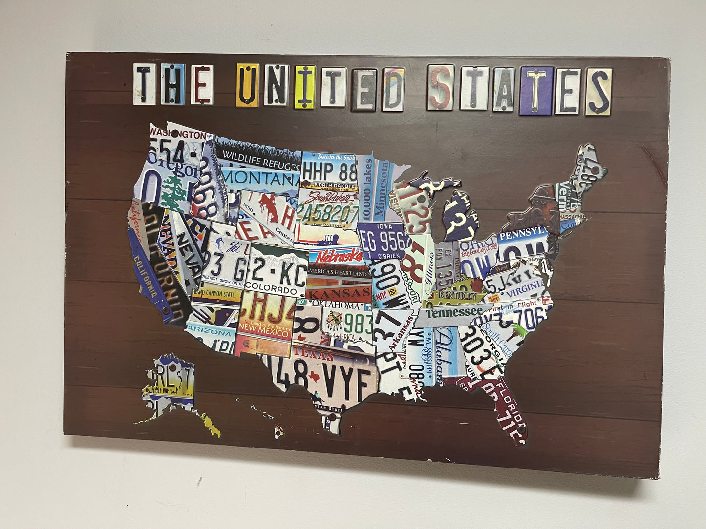 License Plate Art / United States of America
