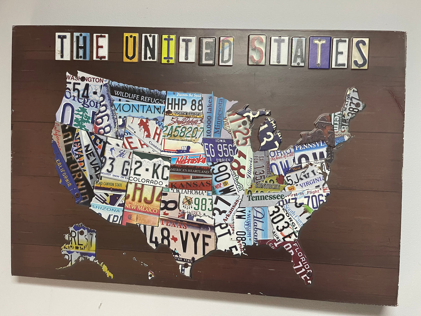 License Plate Art / United States of America