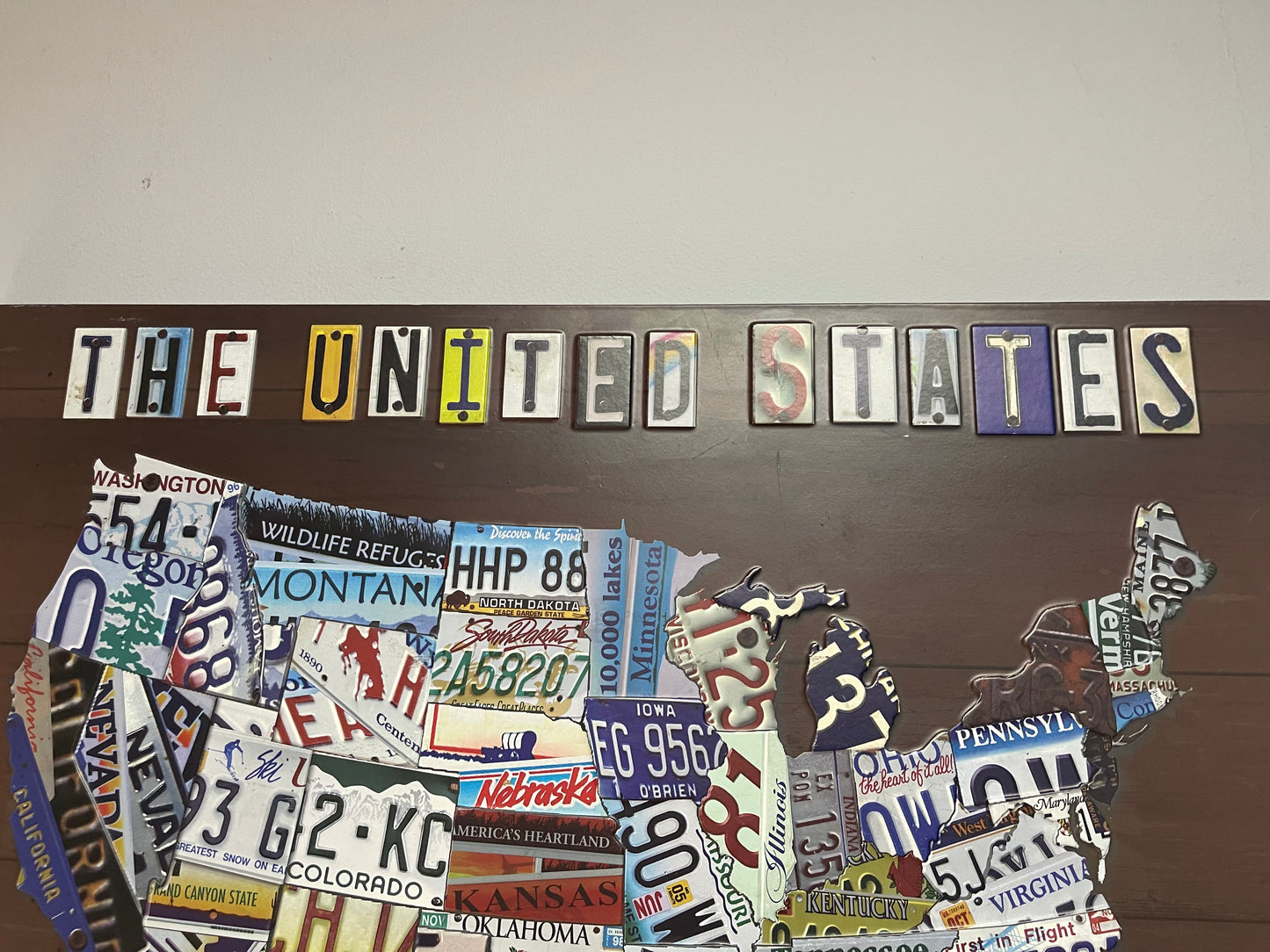 License Plate Art / United States of America