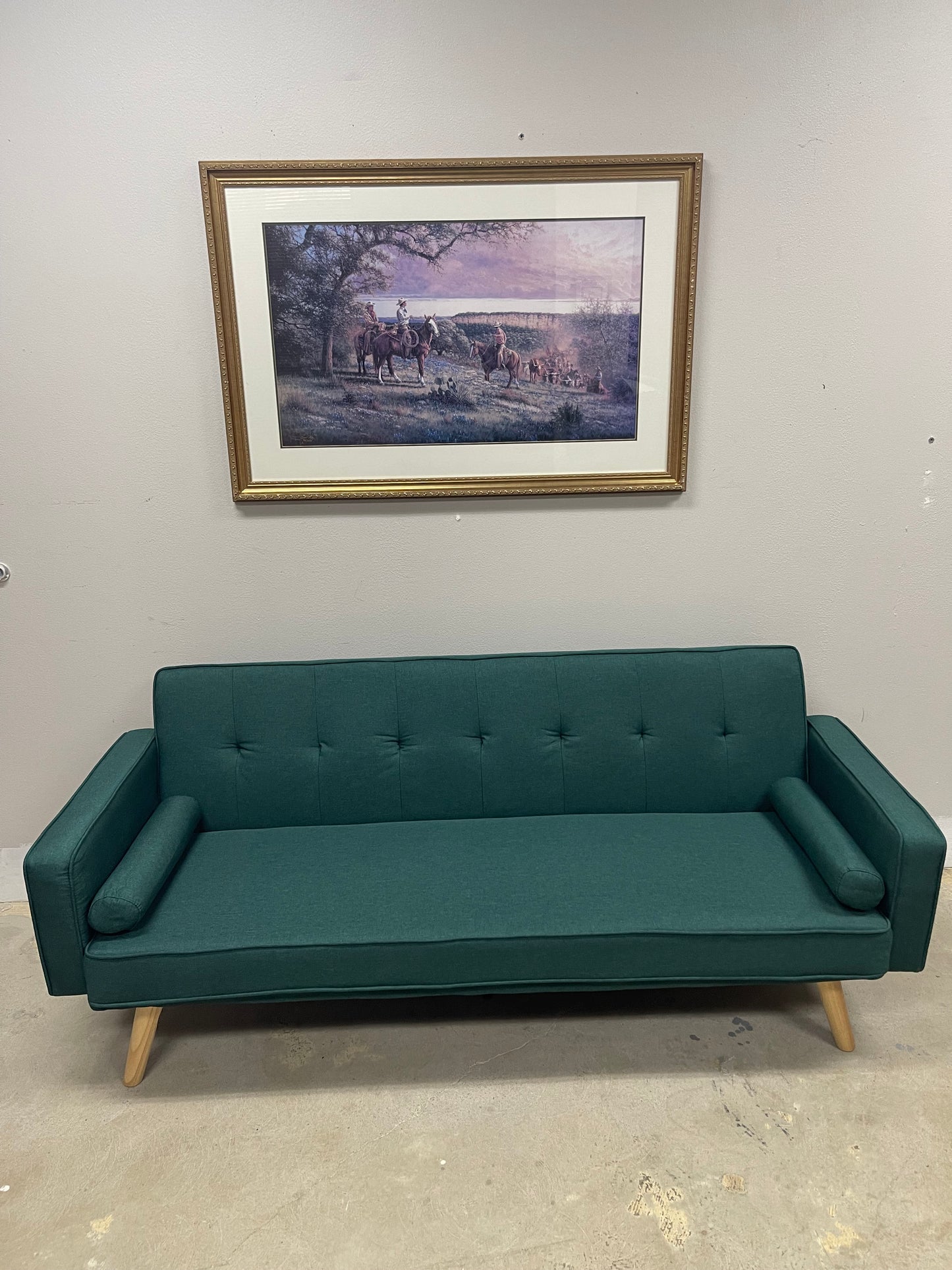 Green Sofa-Futon Brand New