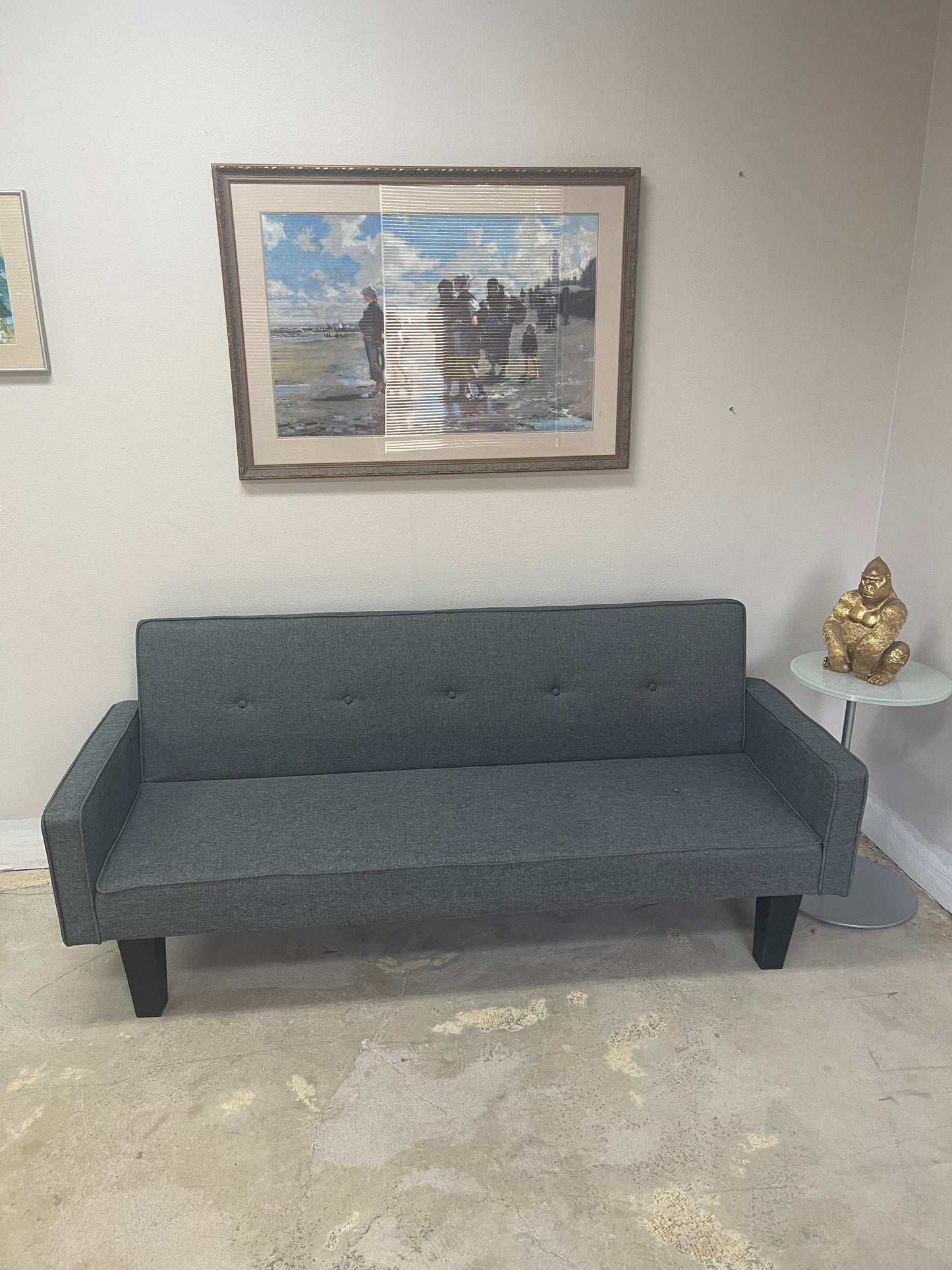 Gray Sofa - Futon