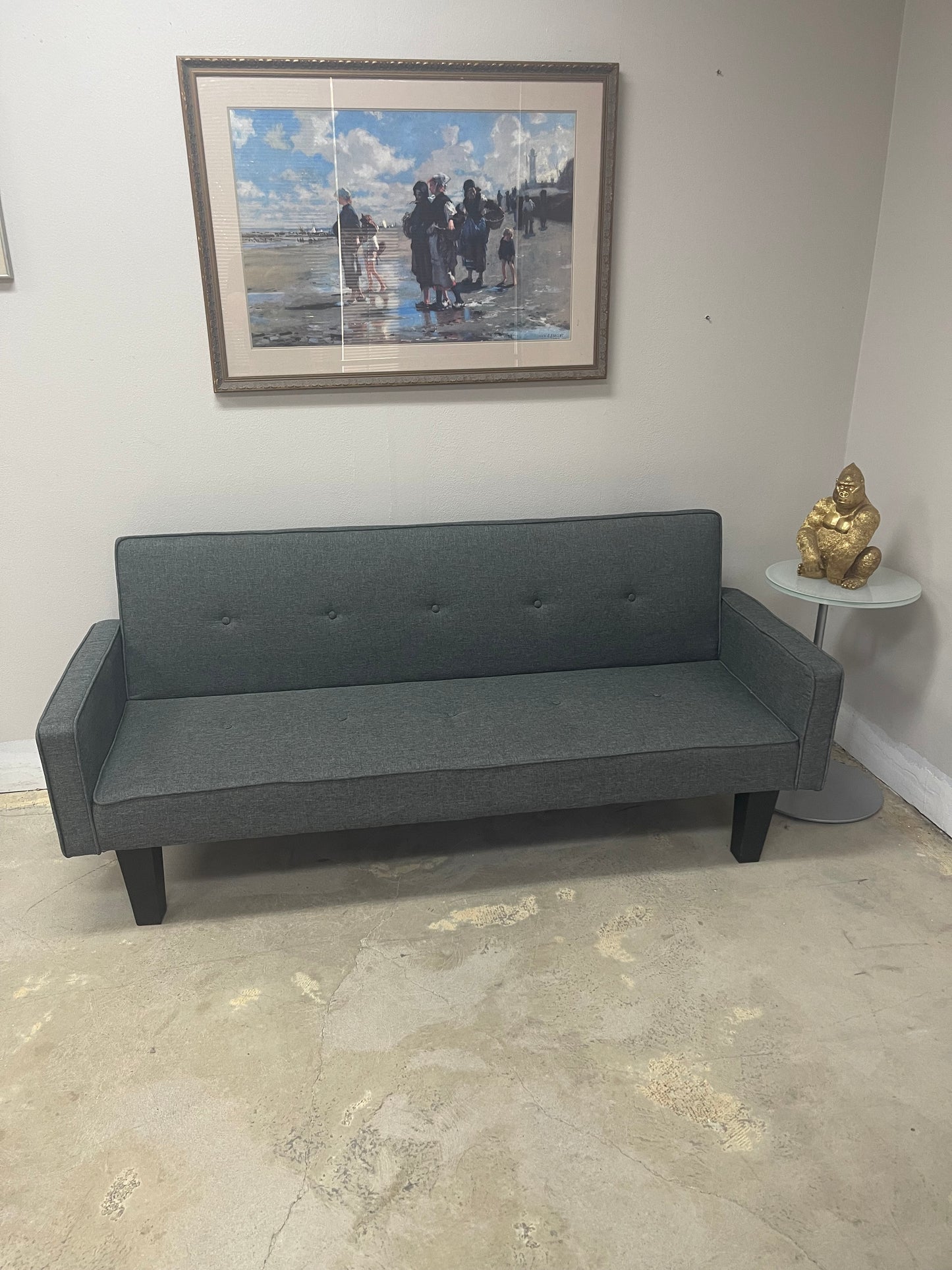 Gray Sofa - Futon