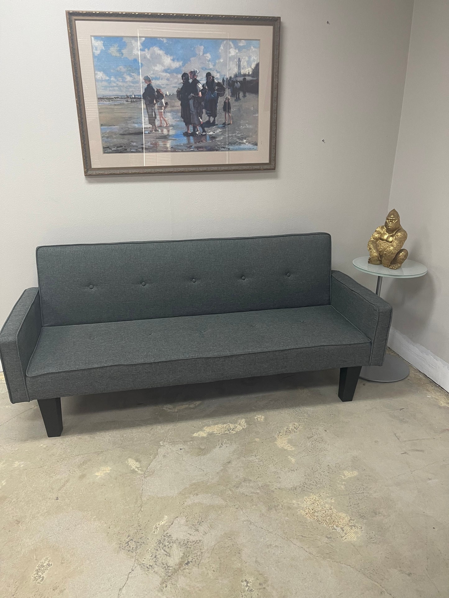 Gray Sofa - Futon