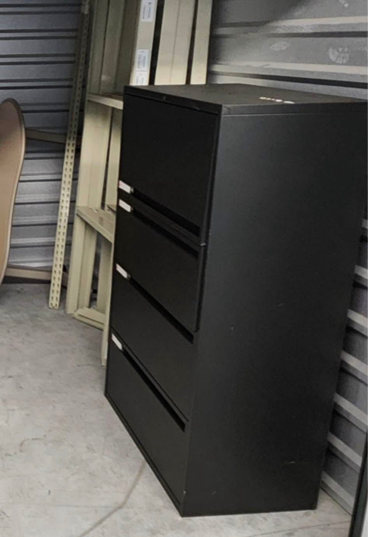 Horizontal File Cabinets- 3 drawer 1 slider