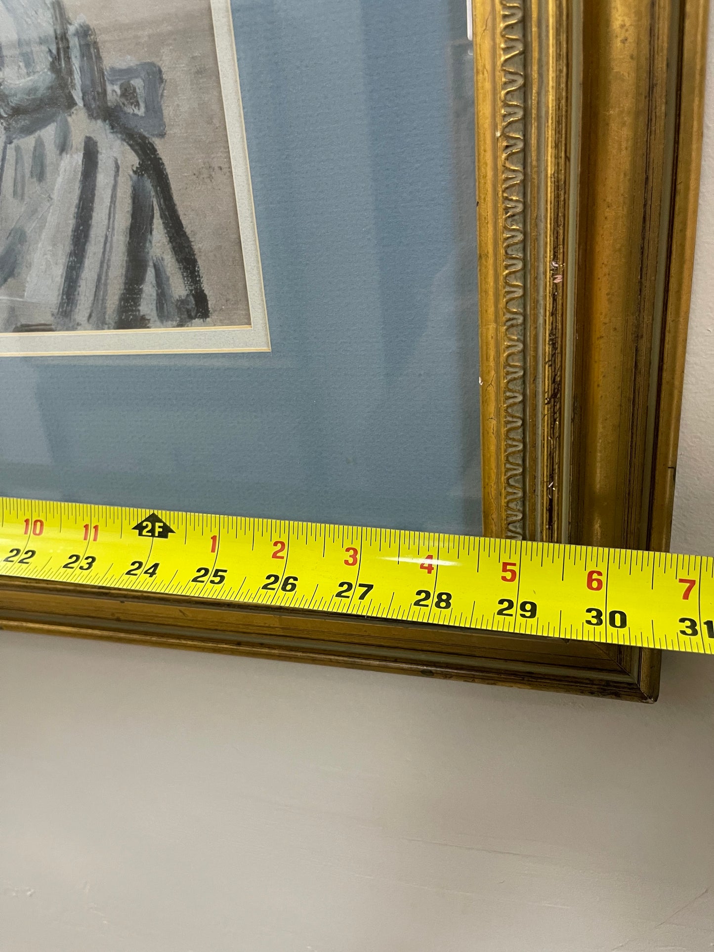 The Beach at Trouville By Claude Monet Framed and Matted