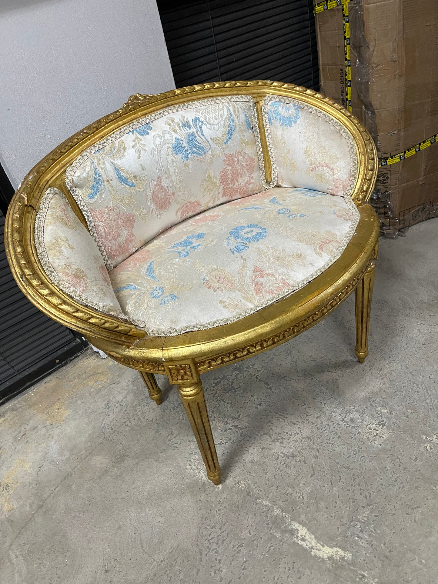 Early 20th Century Louis XVI Small Loveseat