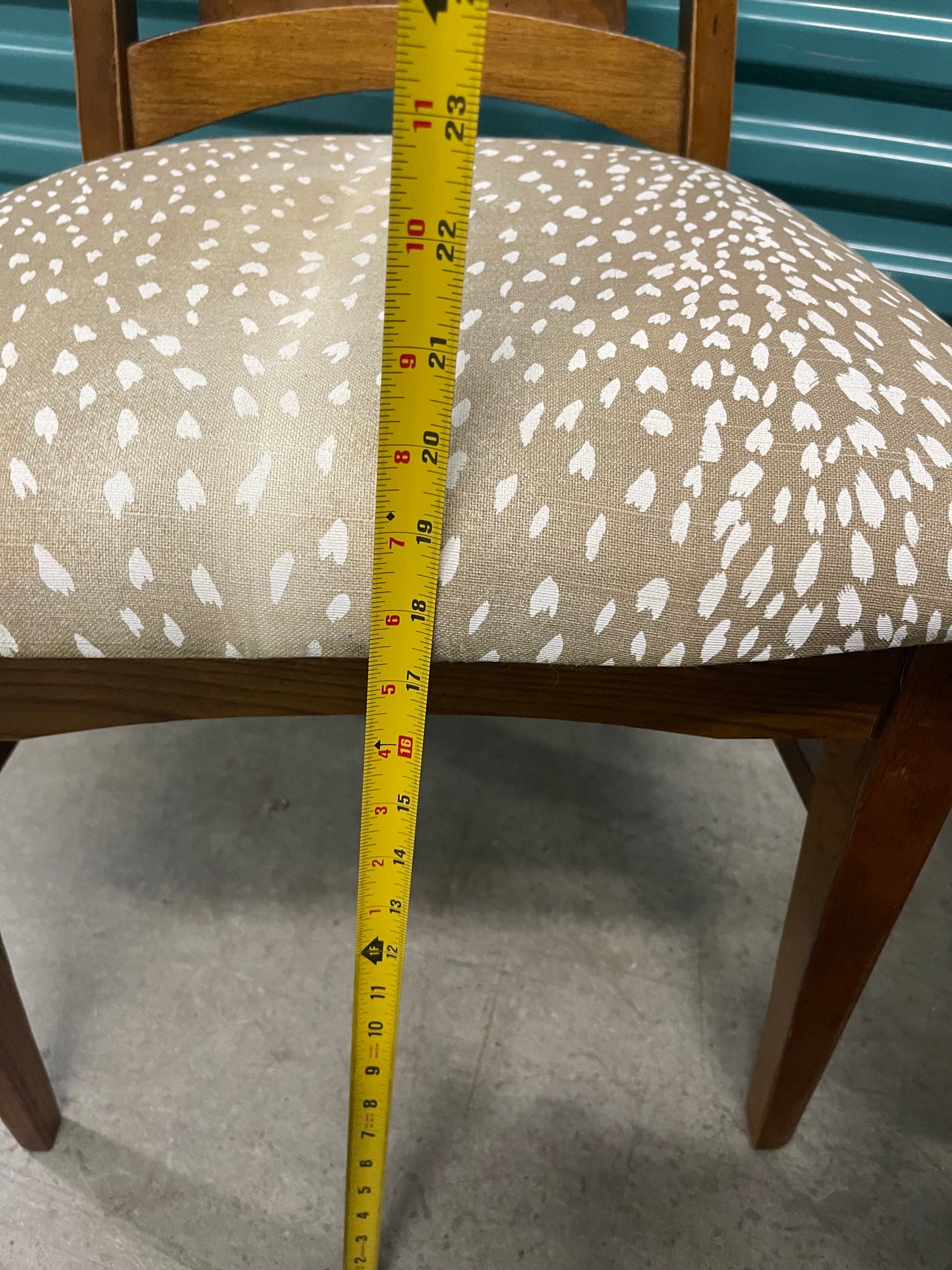 1960s Mid Century Modern Cane Back Dining Chairs - Set of 2