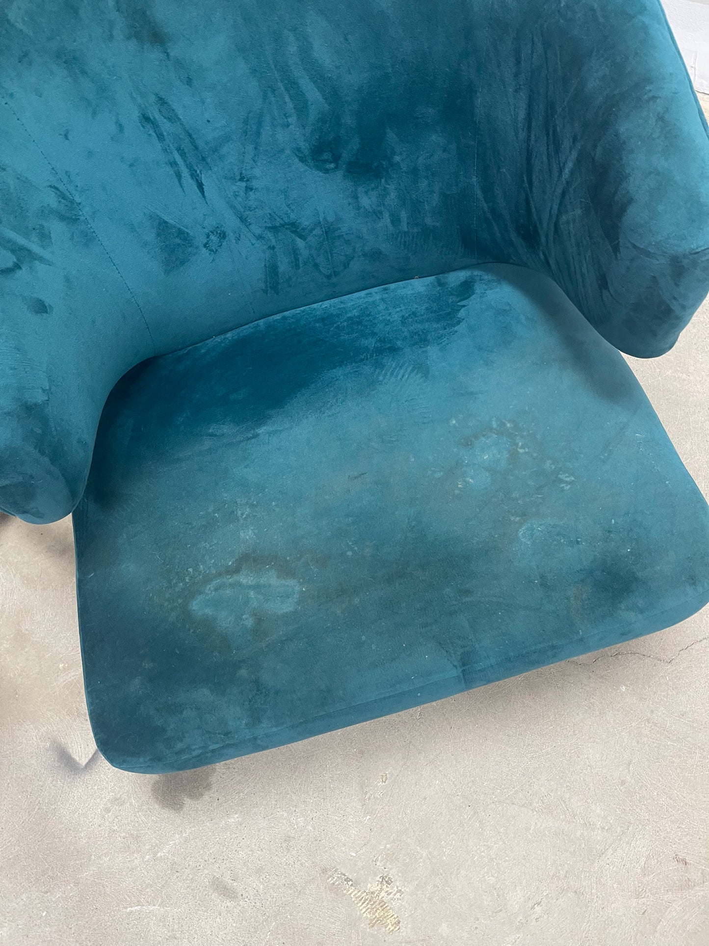 Art Deco Velvet Chair