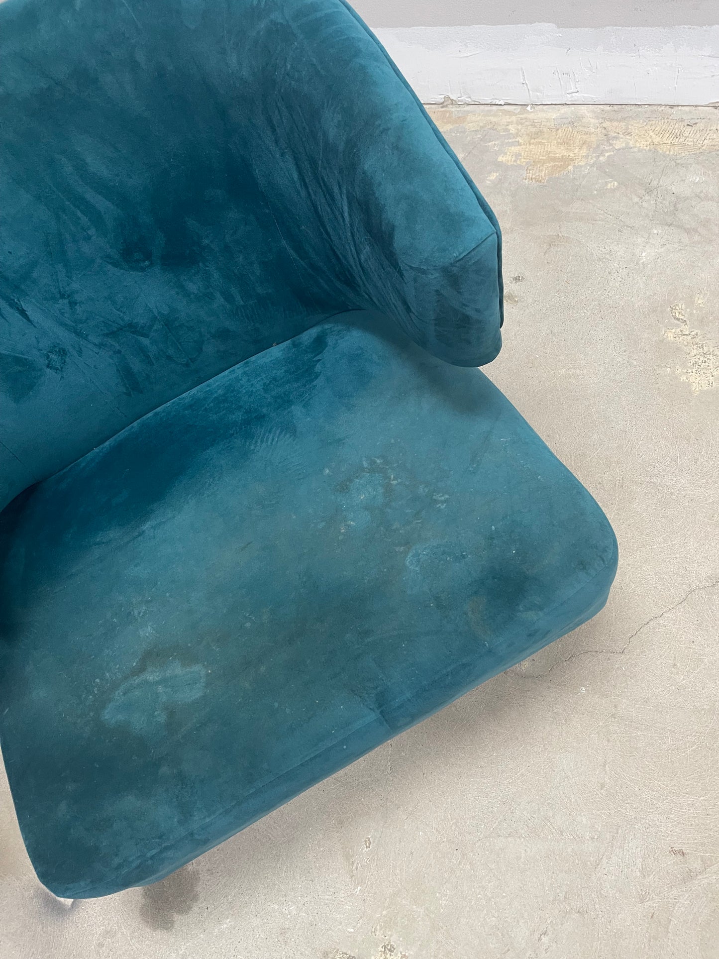 Art Deco Velvet Chair