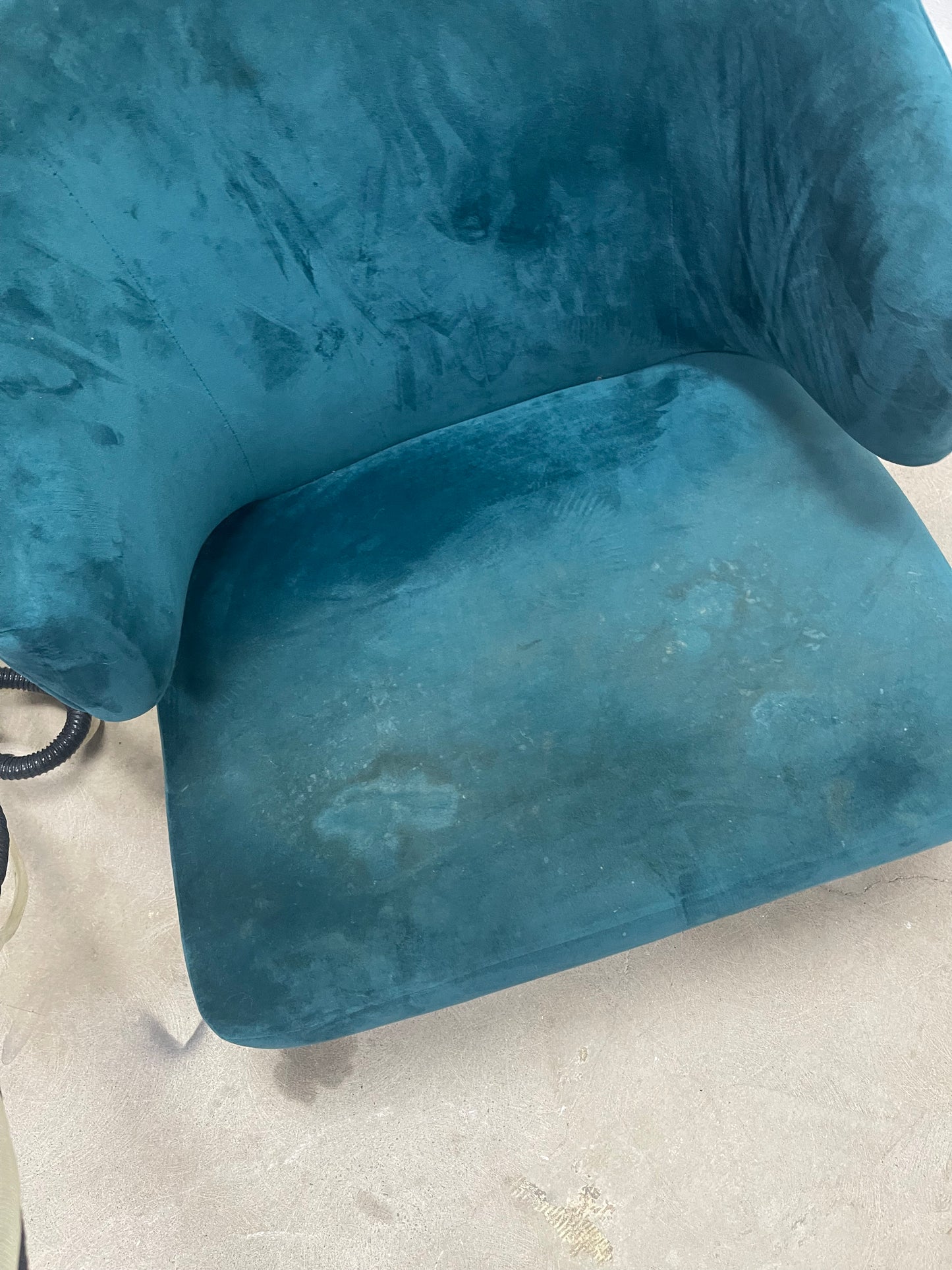 Art Deco Velvet Chair