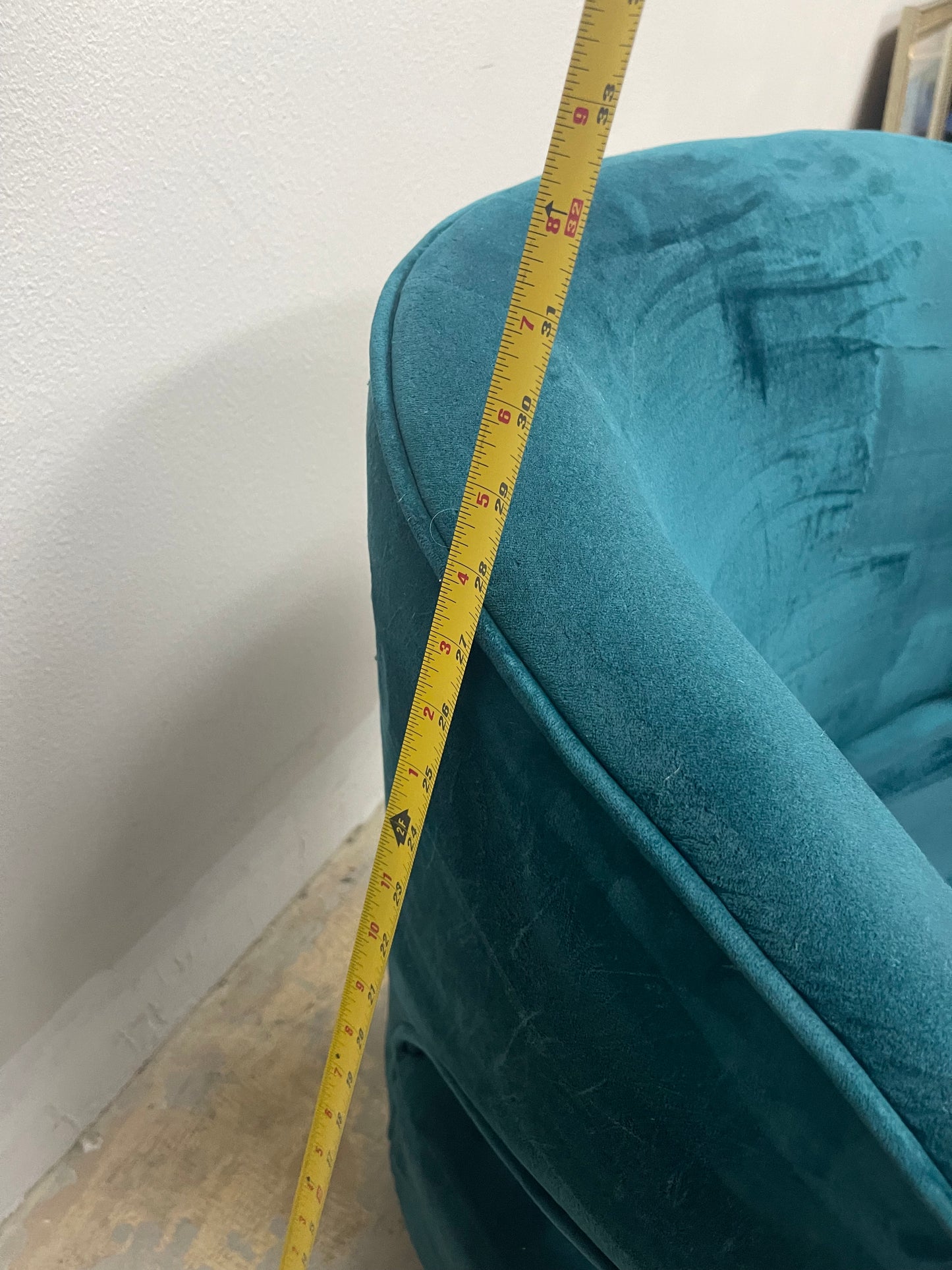 Art Deco Velvet Chair