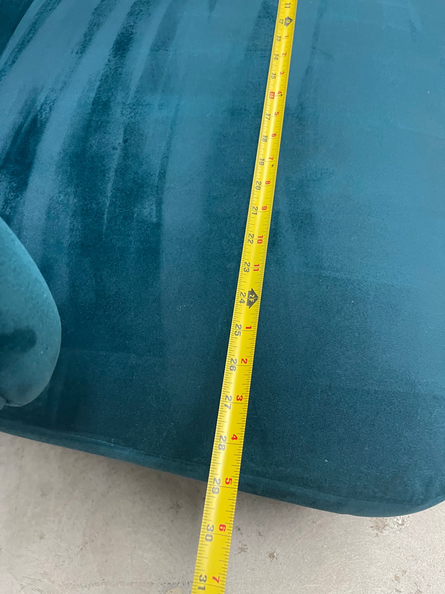 Art Deco Velvet Chair