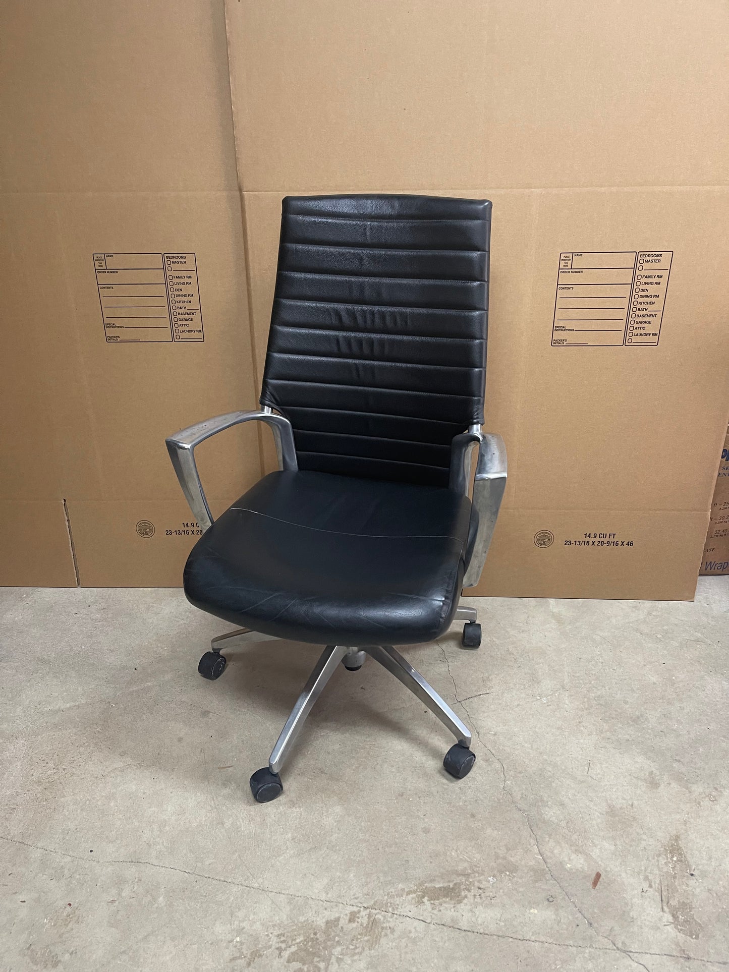 Black Global Accord High Back Executive Chair