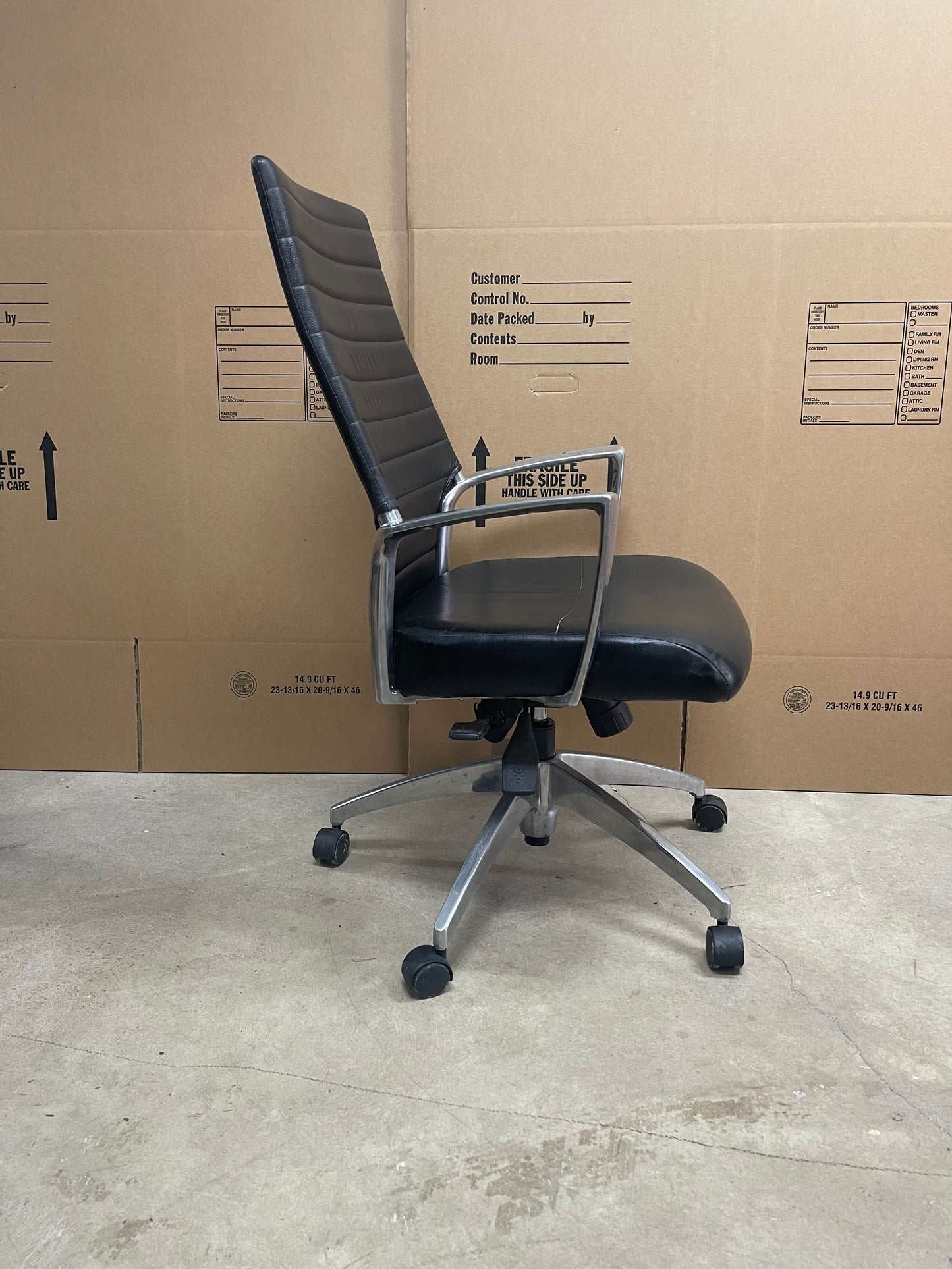 Black Global Accord High Back Executive Chair