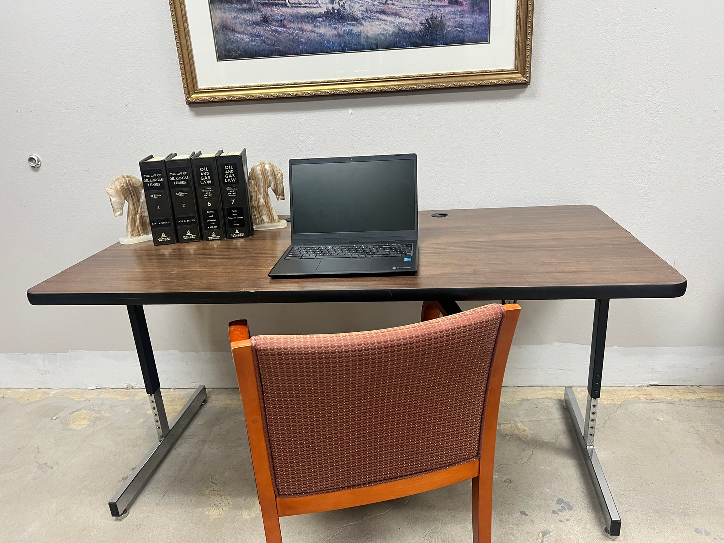 mid 20th century adjustable work table