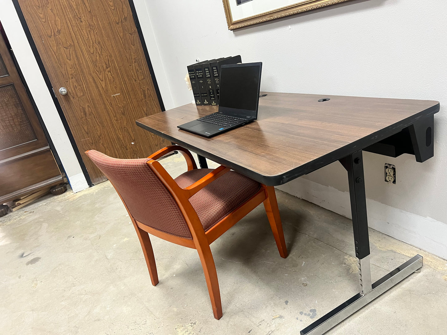 mid 20th century adjustable work table