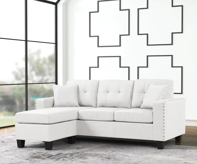 Cris Sand - Reversible Sectional 74"